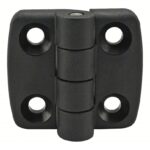 80/20 Butt Hinge: Fiberglass-Reinforced Polyamide, Full Surface, 1 7/8 in Leaf Wd