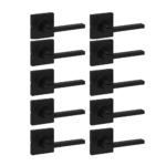 Kwikset Casey Interior Privacy Door Handle with Lock 10 Pack