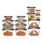 Rubbermaid 28-Piece Clear/Grey Food Storage Containers