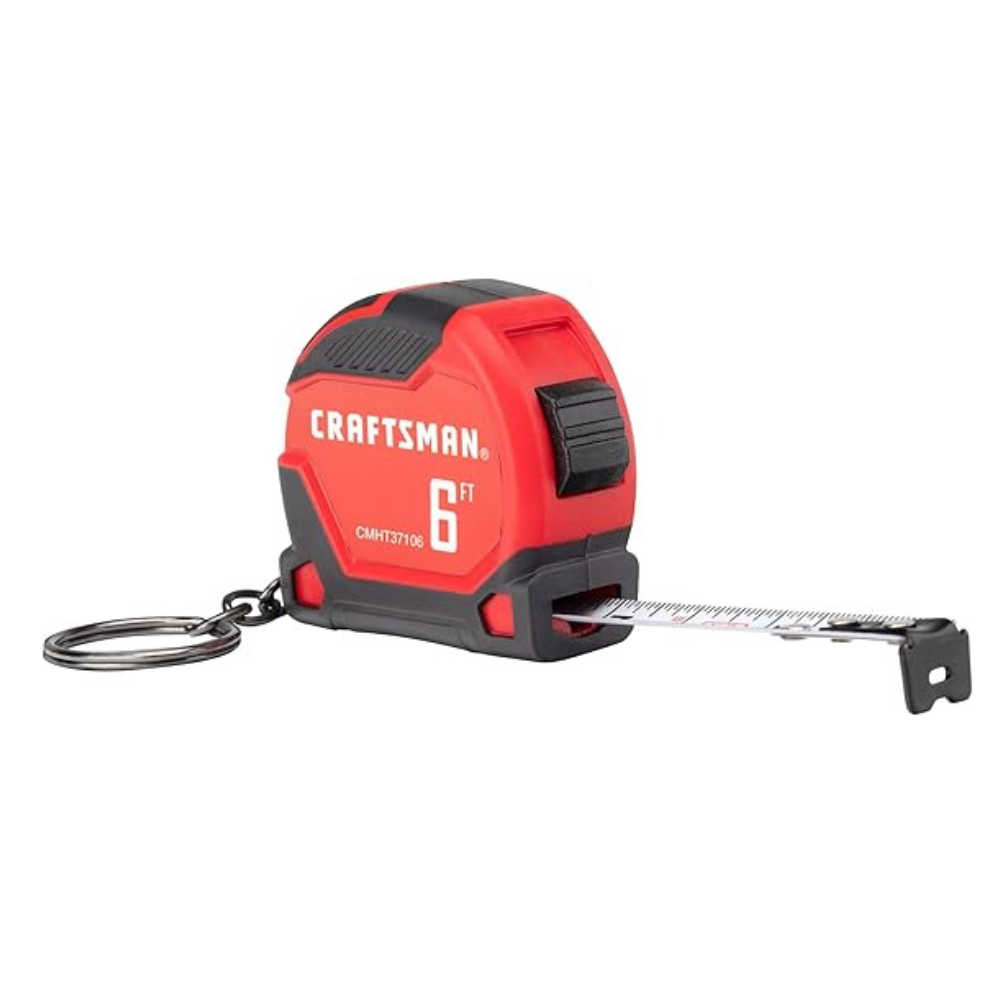 Untitled-design-2025-04-21T165443.331.png CRAFTSMAN Keychain Tape Measure, 6 FT (CMHT37106G) - Image 1