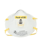 3M Particulate Respirator 8210V with Cool Flow Valve, Pack of 80, NIOSH APPROVED